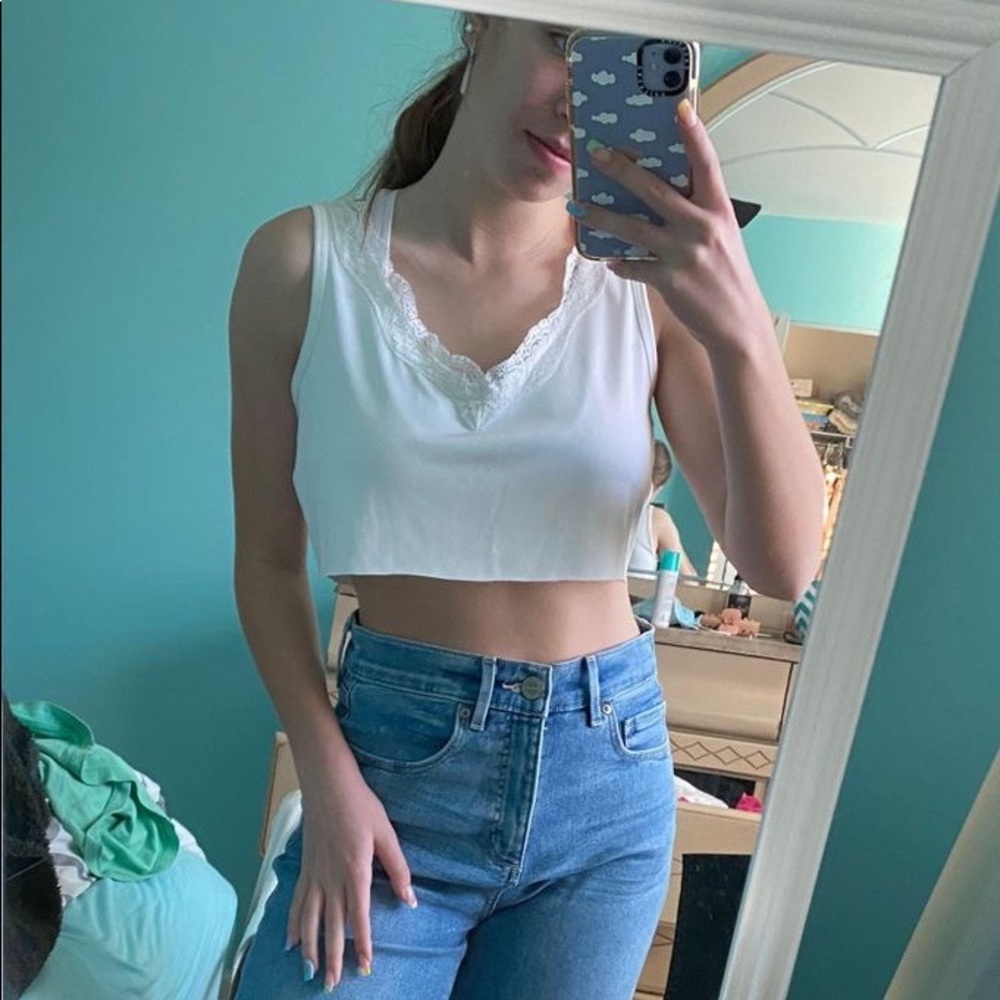 Vintage Lace Crop Top